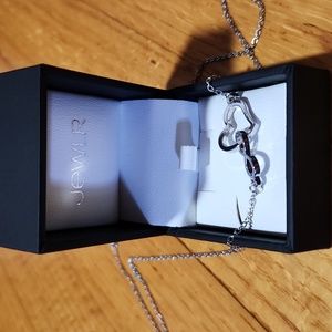 Infinity heart necklace